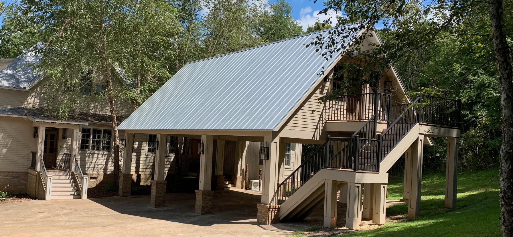 Custom home exterior