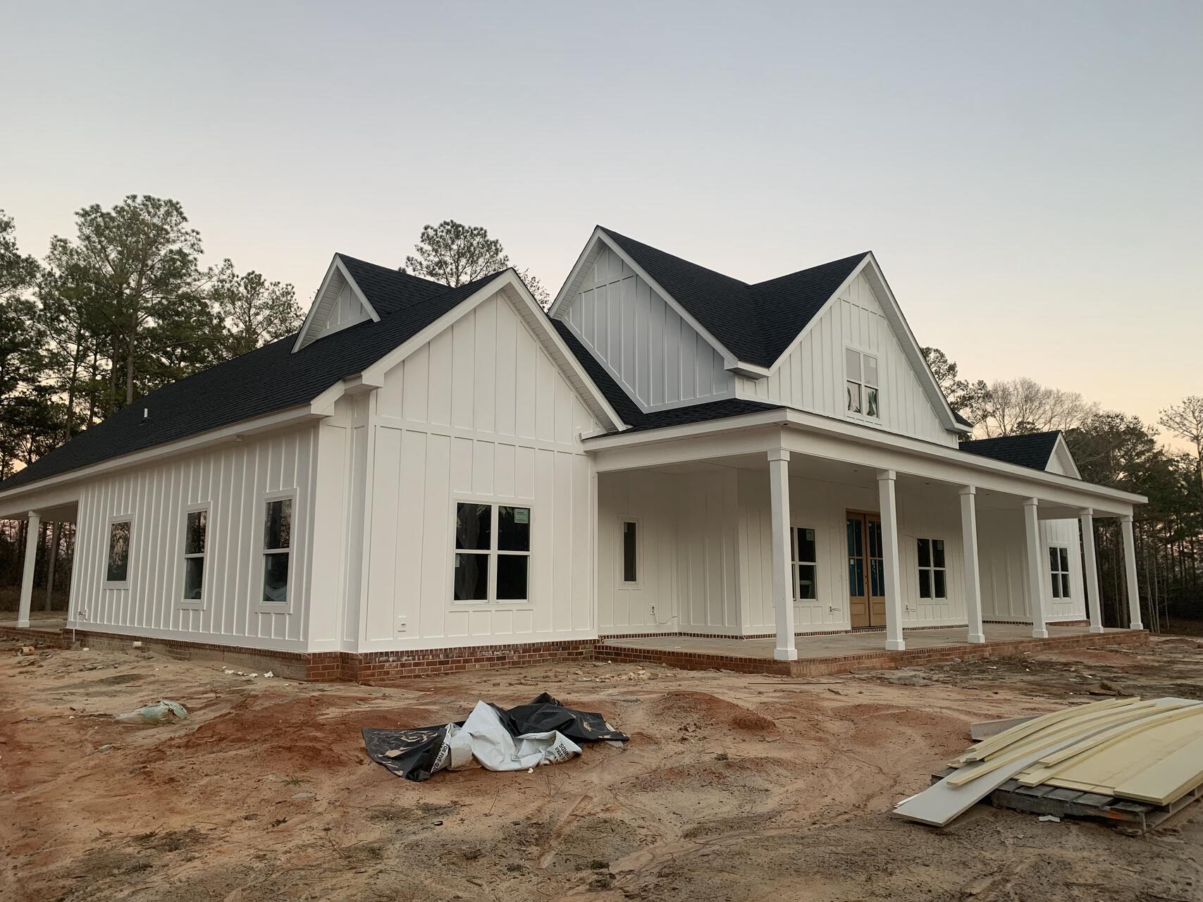 Custom home exterior